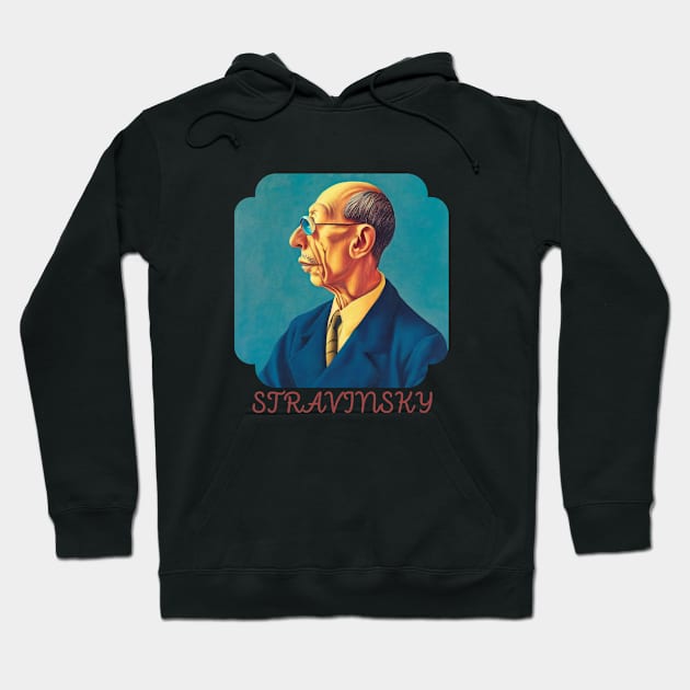 IGOR STRAVINSKY Hoodie by Cryptilian